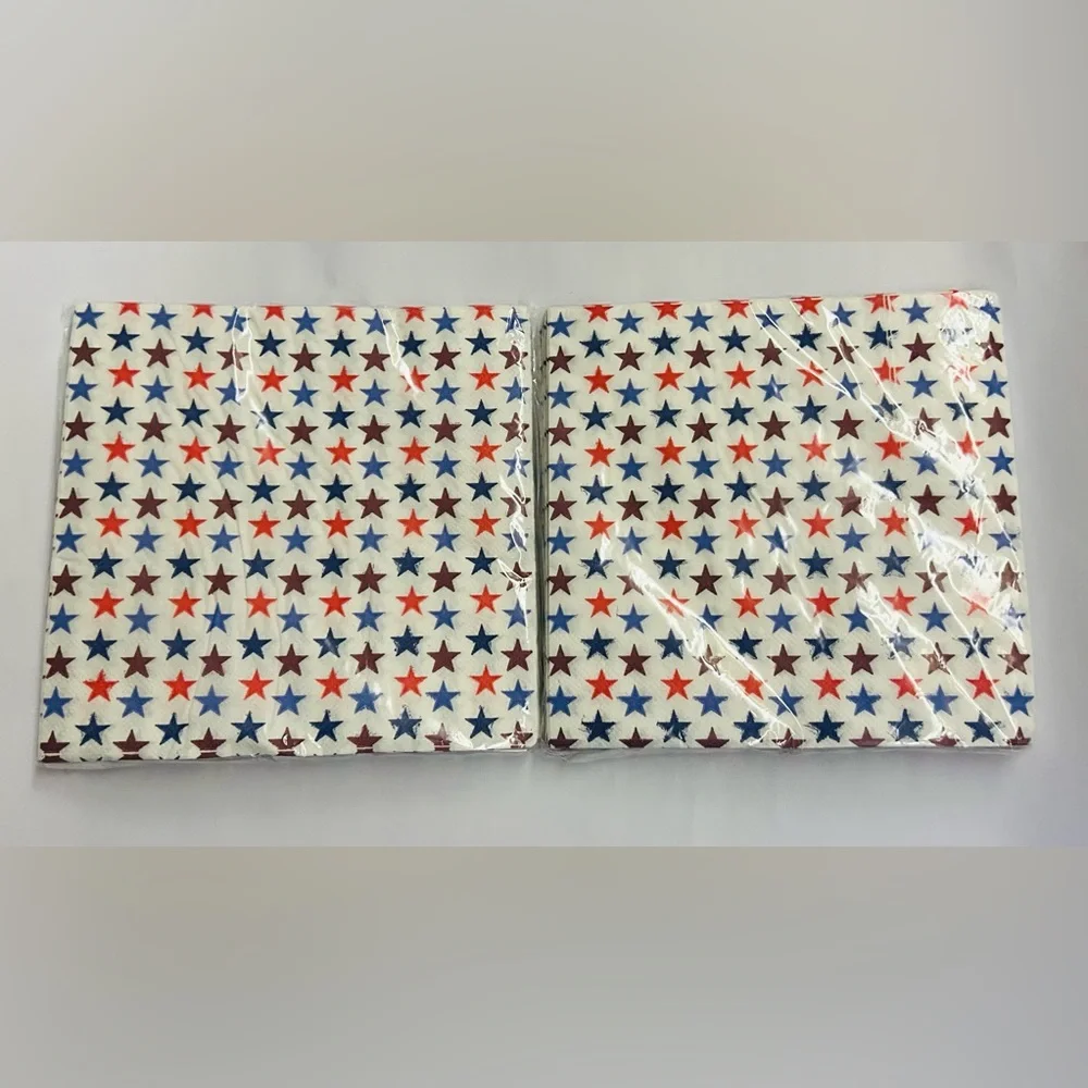 New 50 Patriotic Paper Napkins 13